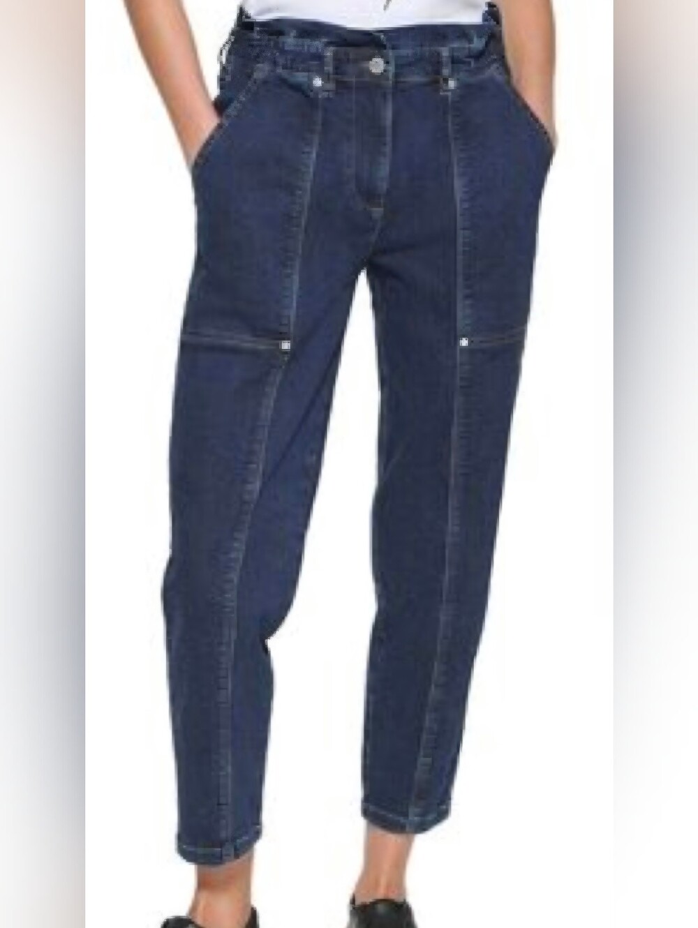 Karl Lagerfeld Navy Straight-Leg Women's Jeans
